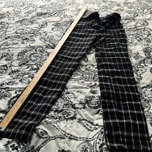 Zara Black and white Stretch pants X-Small